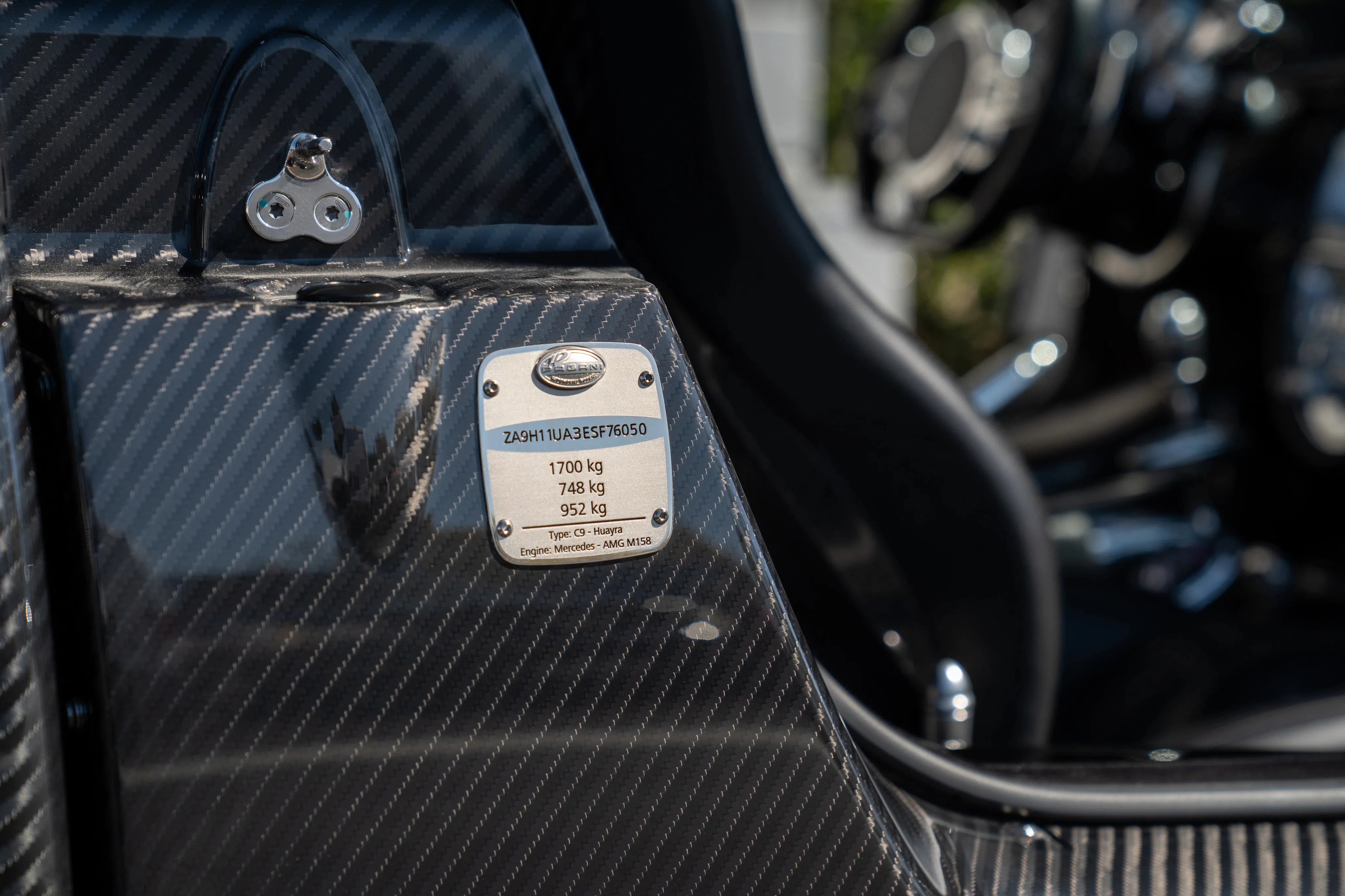 2014 Pagani Huayra, detail