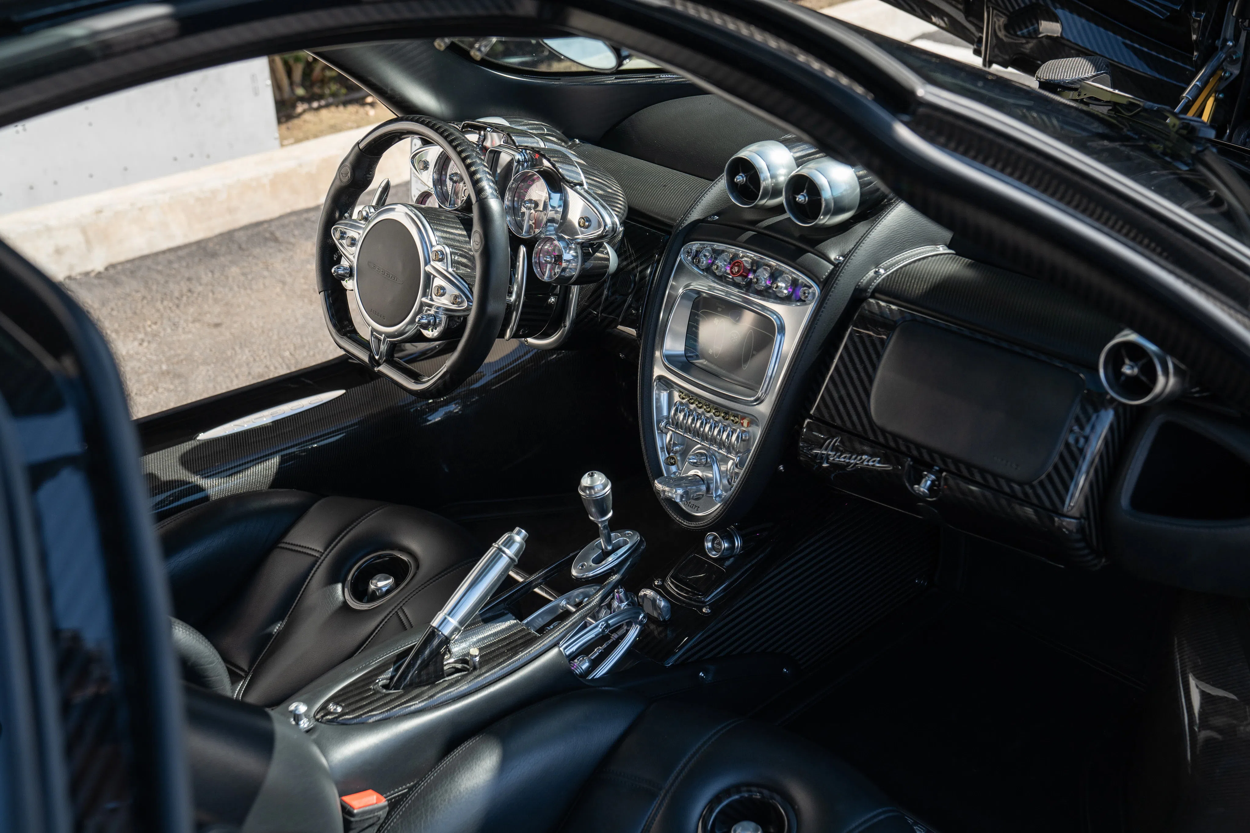 2014 Pagani Huayra interior