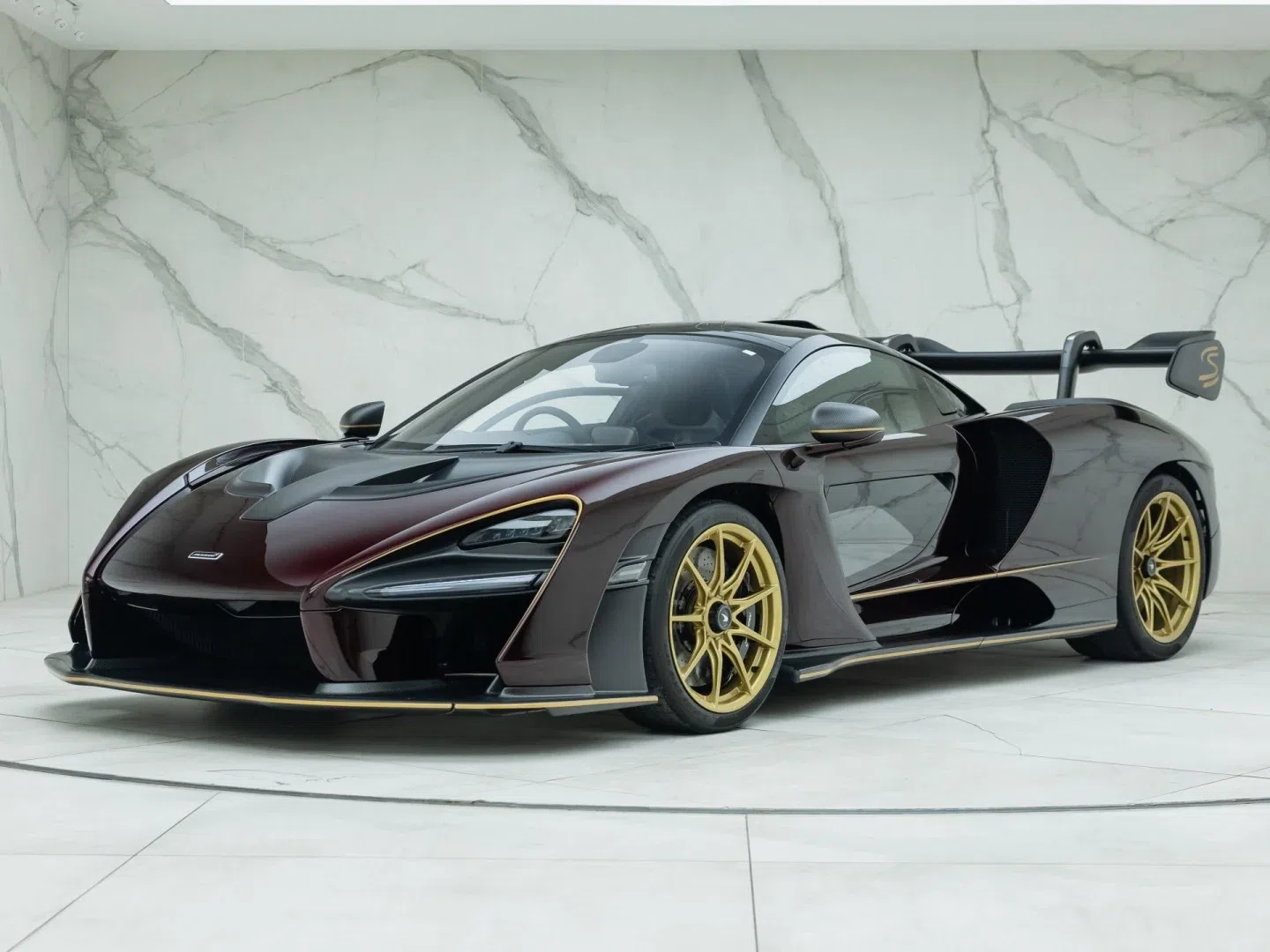2019 McLaren Senna for sale, exterior, MSO Nerello Red Metallic