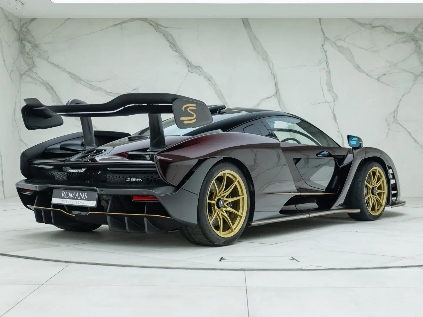 2019 McLaren Senna for sale, exterior, MSO Nerello Red Metallic
