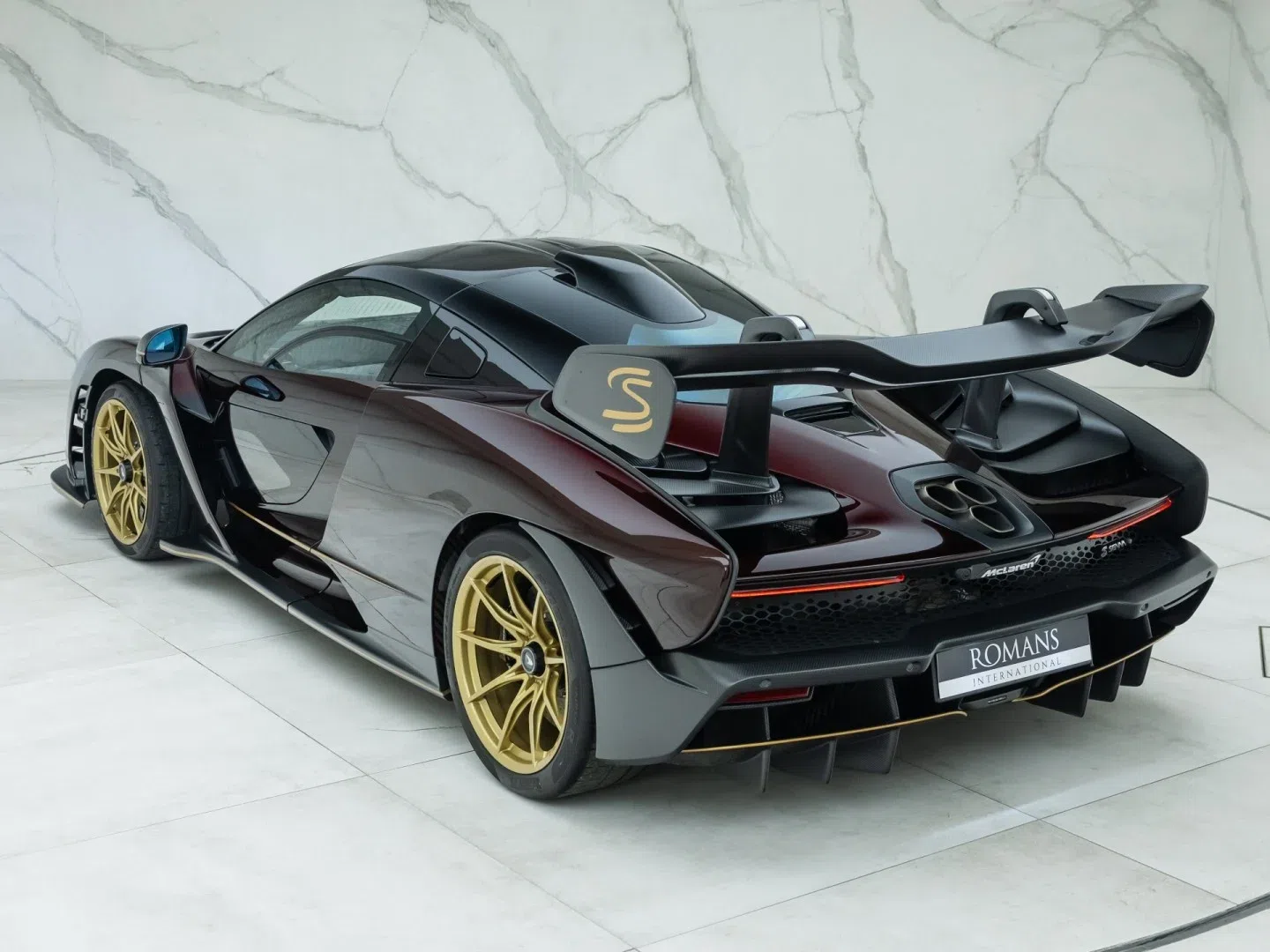 2019 McLaren Senna for sale, exterior, MSO Nerello Red Metallic