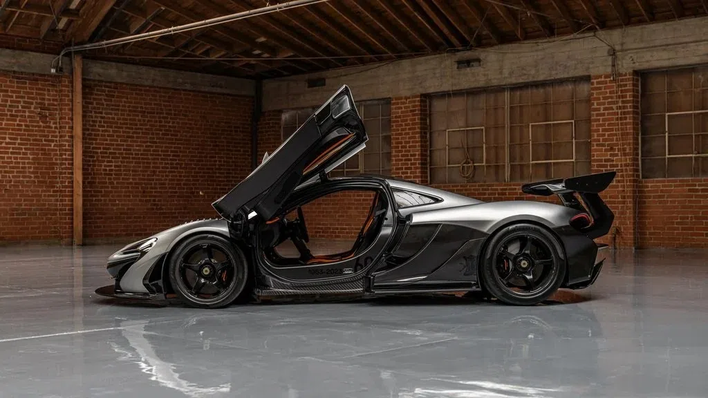 2014 McLaren P1 for sale, exterior, Satin Supernova Silver