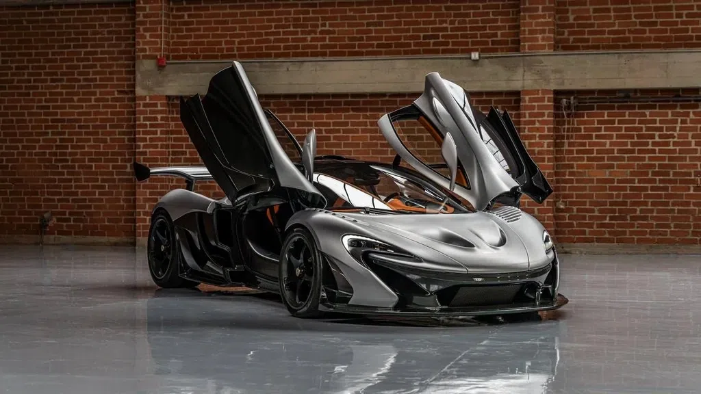 2014 McLaren P1 for sale, exterior, Satin Supernova Silver