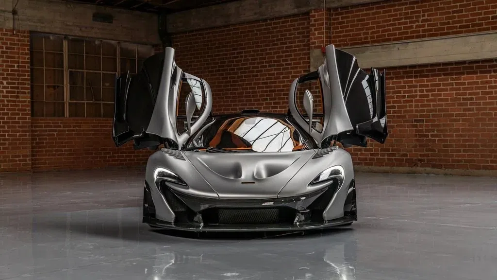 2014 McLaren P1 for sale, exterior, Satin Supernova Silver