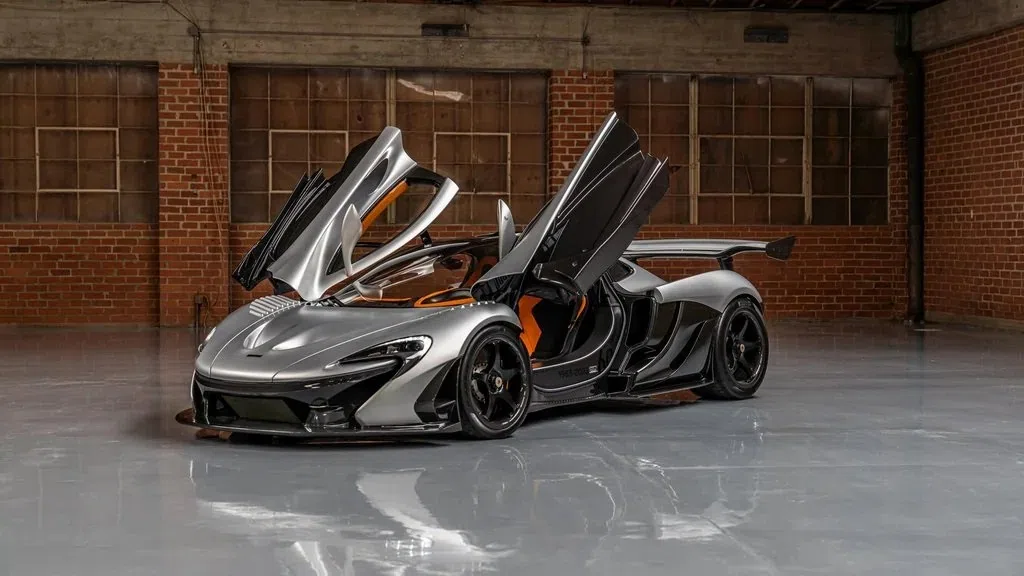 2014 McLaren P1 for sale, exterior, Satin Supernova Silver