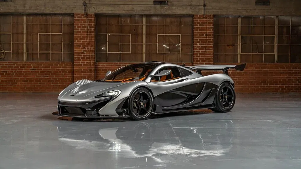 2014 McLaren P1 for sale, exterior, Satin Supernova Silver