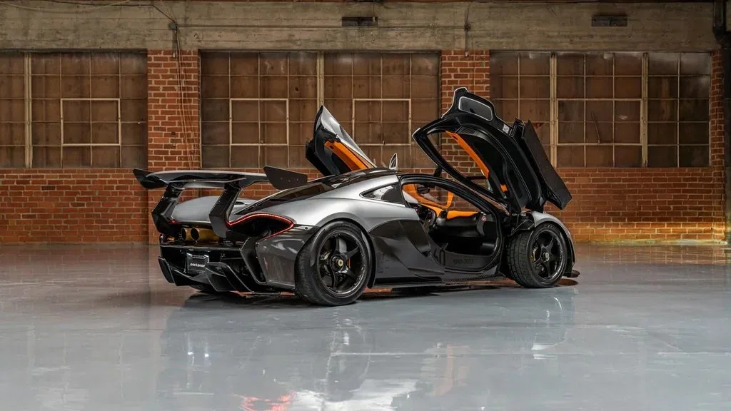 2014 McLaren P1 for sale, exterior, Satin Supernova Silver