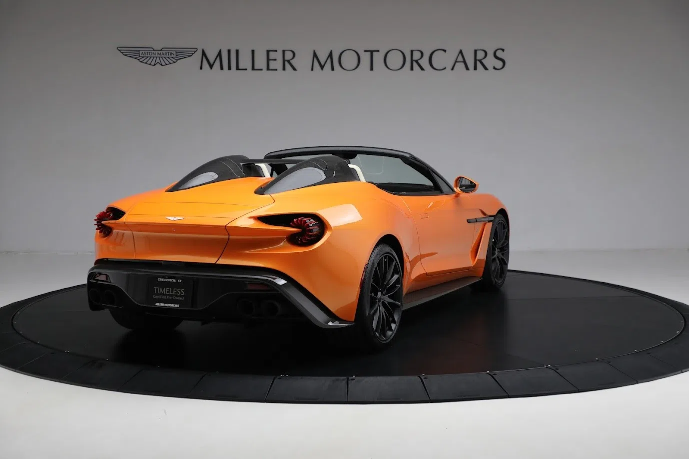 2018 Aston Martin Vanquish Zagato Speedster for sale, exterior, Cayucos Orange