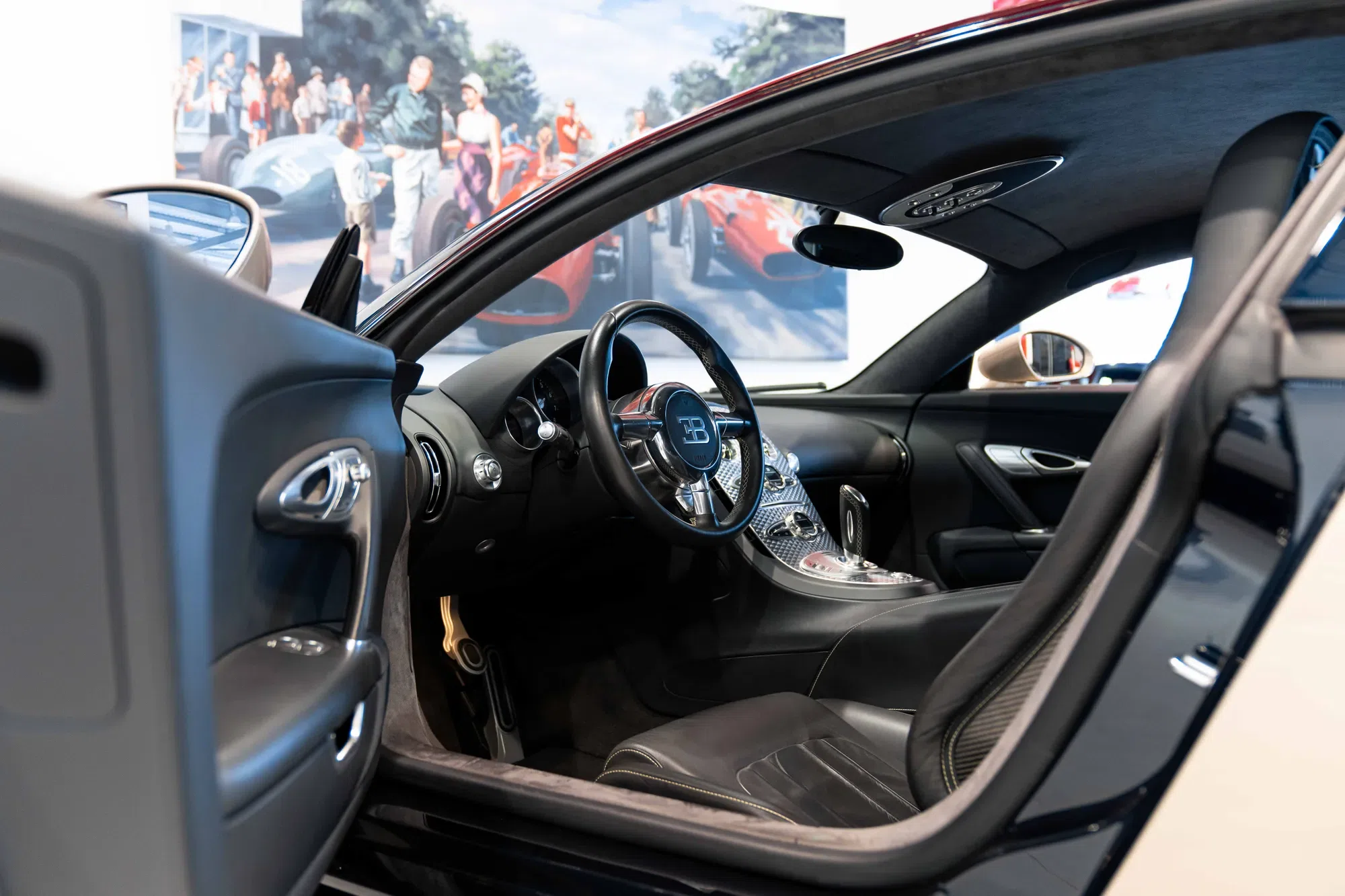 2008 Bugatti Veyron 16.4 interior, dashboard