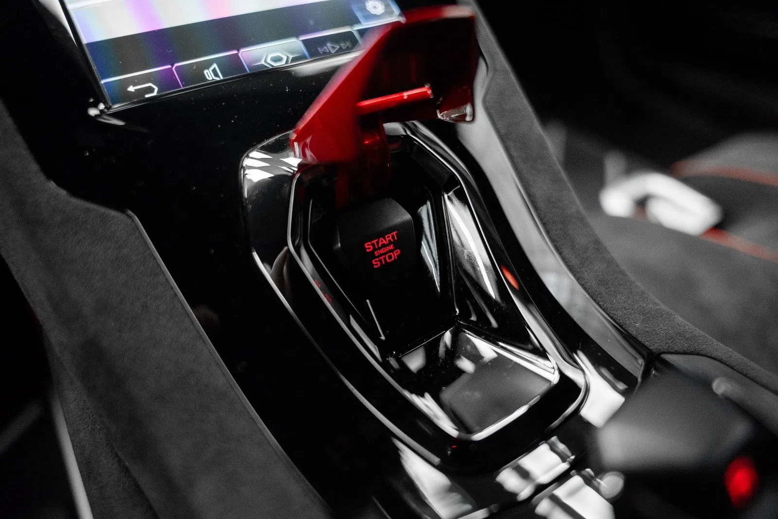 2024 Lamborghini Huracán Tecnica 60 Years Anniversario "1 of 60" Limited Edition interior, center console
