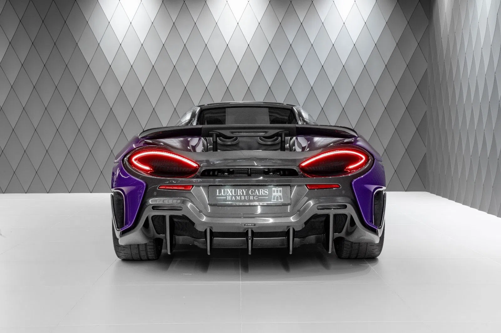 2021 McLaren 600LT Spider for sale, exterior, Mauvine Blue