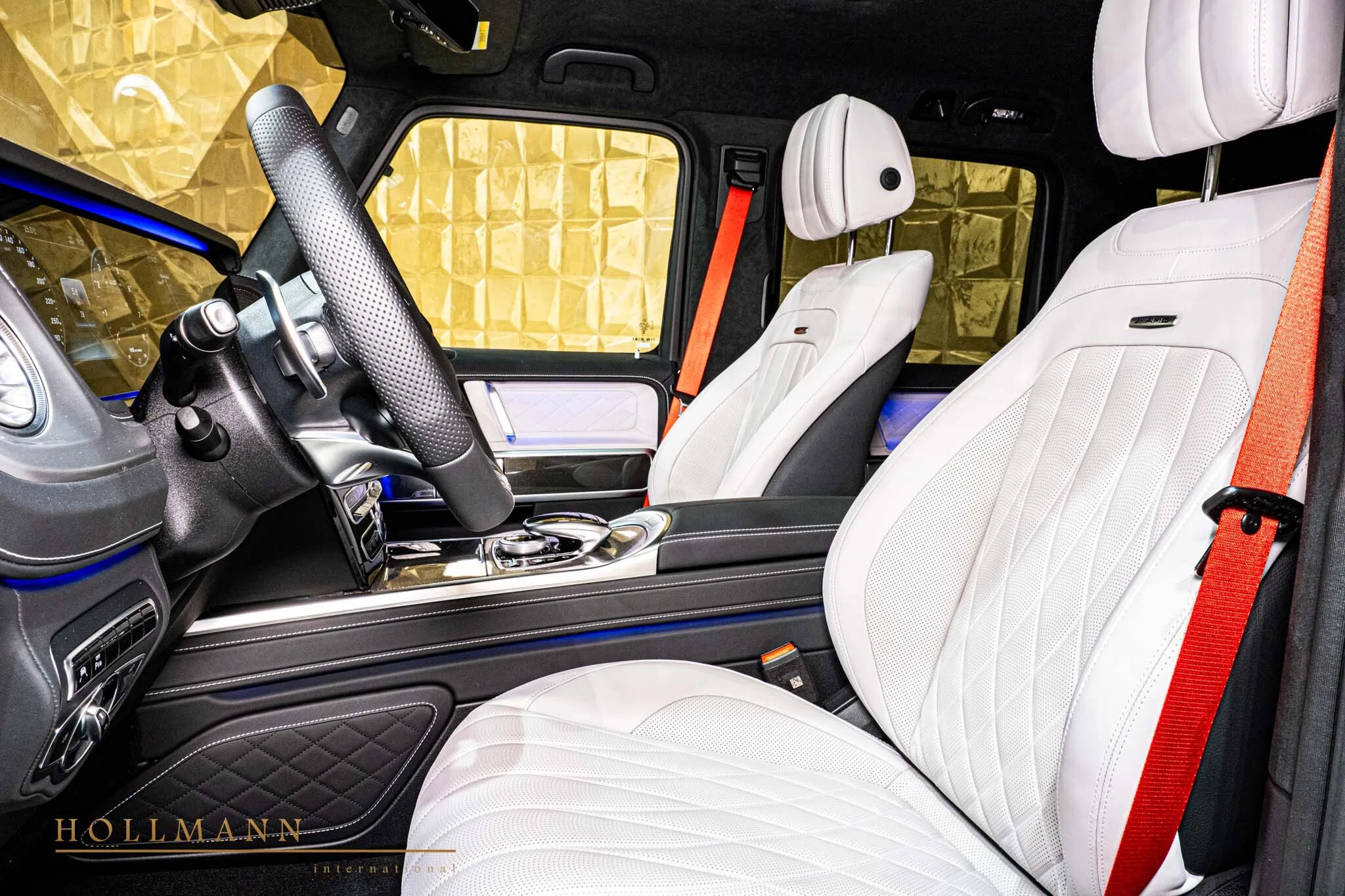 2024 Mercedes-Benz G 63 AMG 4x4² Squared interior, seats, Platinum White