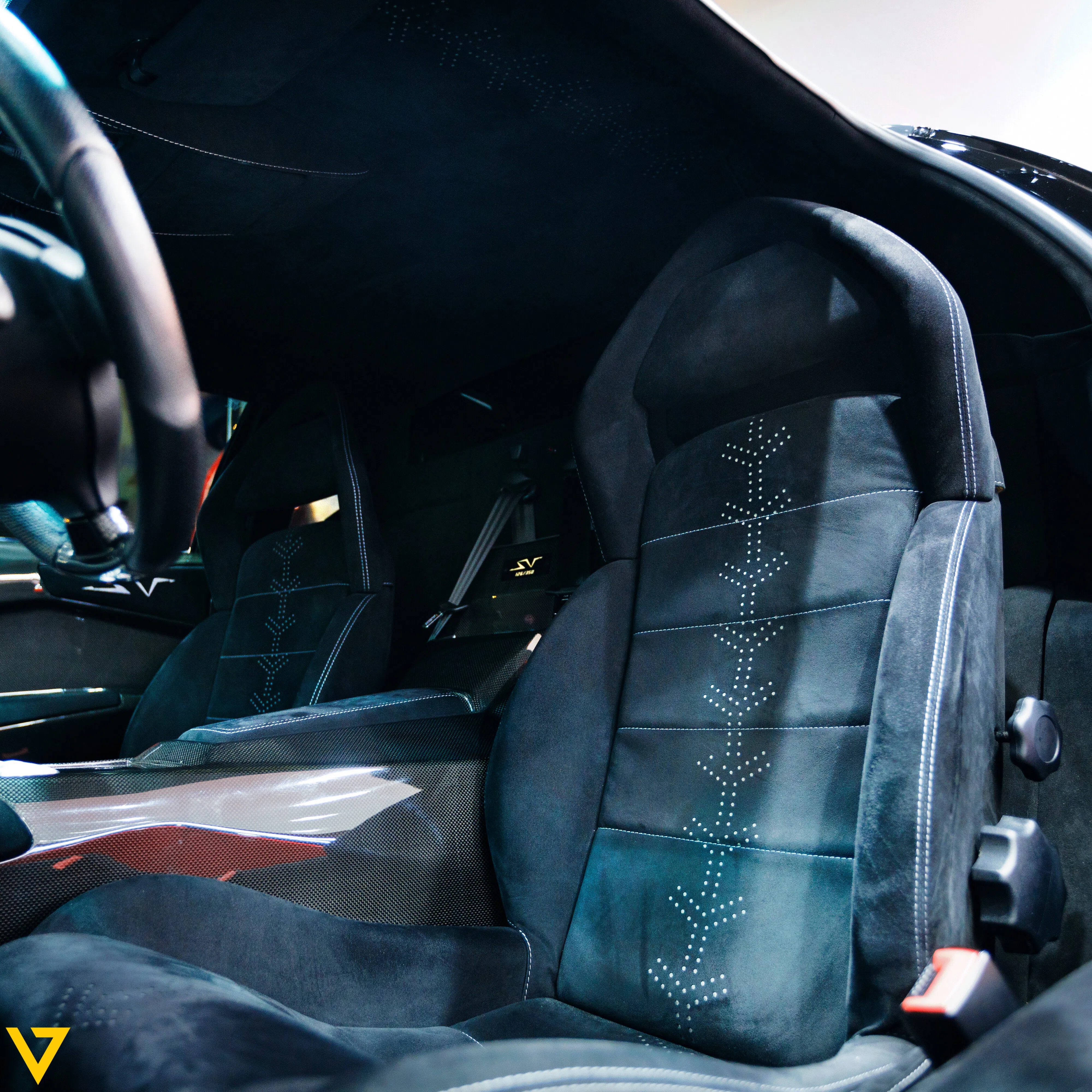 2010 Lamborghini Murcielago SV interior, seats