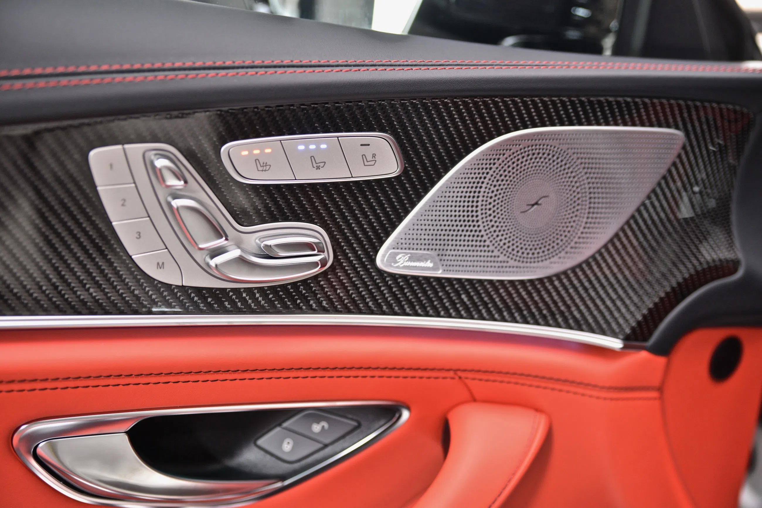 2020 Mercedes-Benz AMG GT 63 S 4MATIC interior, Black | Red