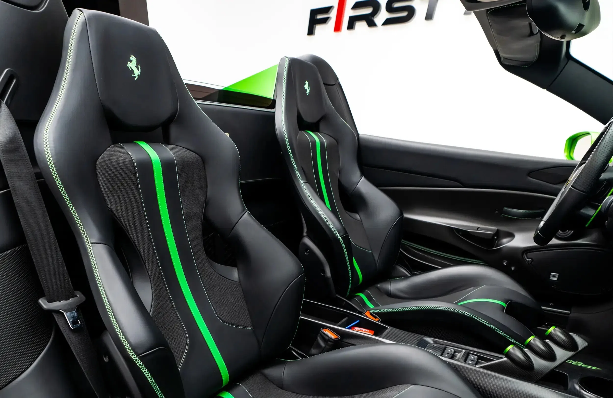 2020 Ferrari 488 Pista Spider Atelier interior, seats