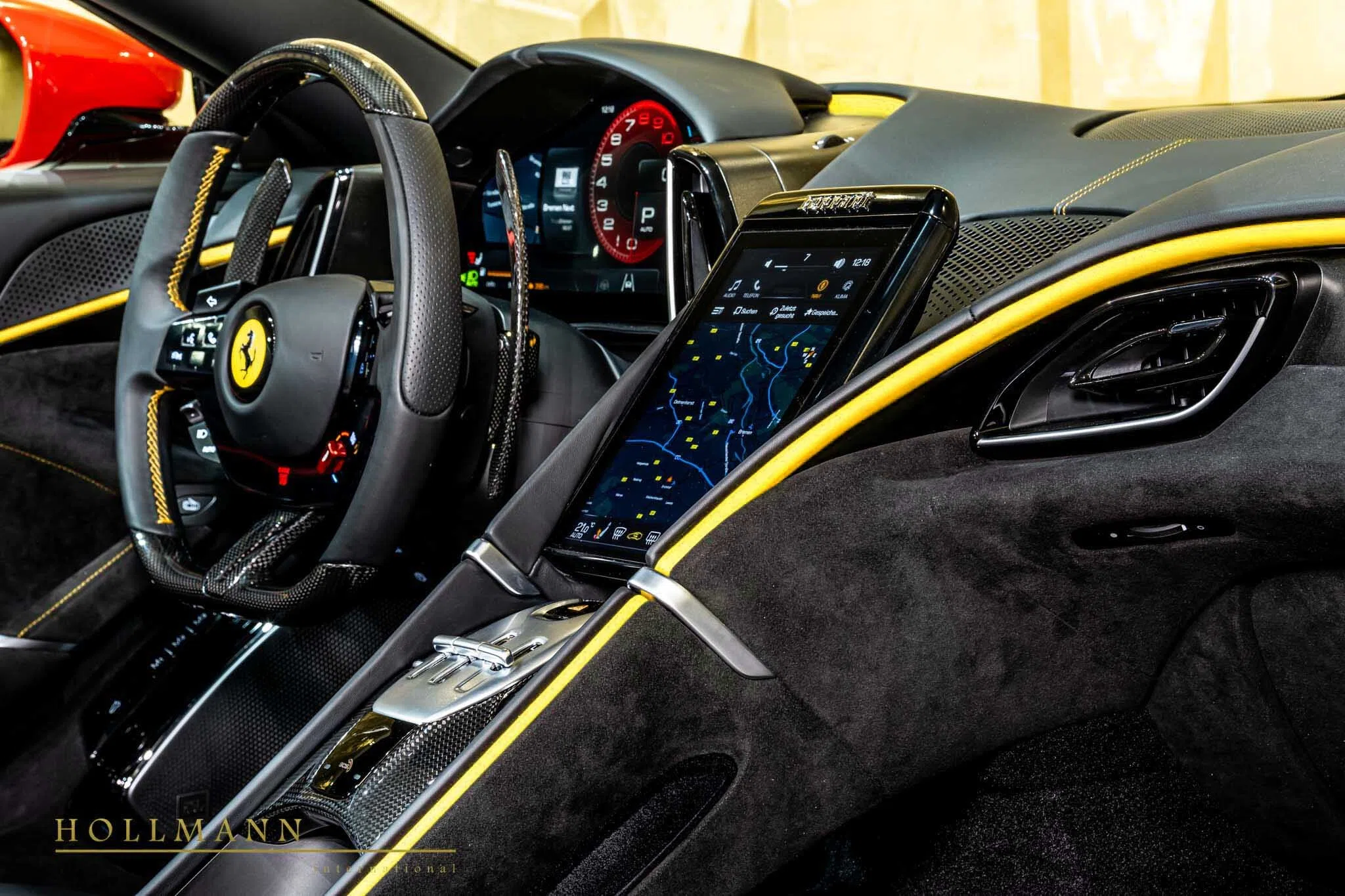 2024 Ferrari Roma Spider interior, dashboard