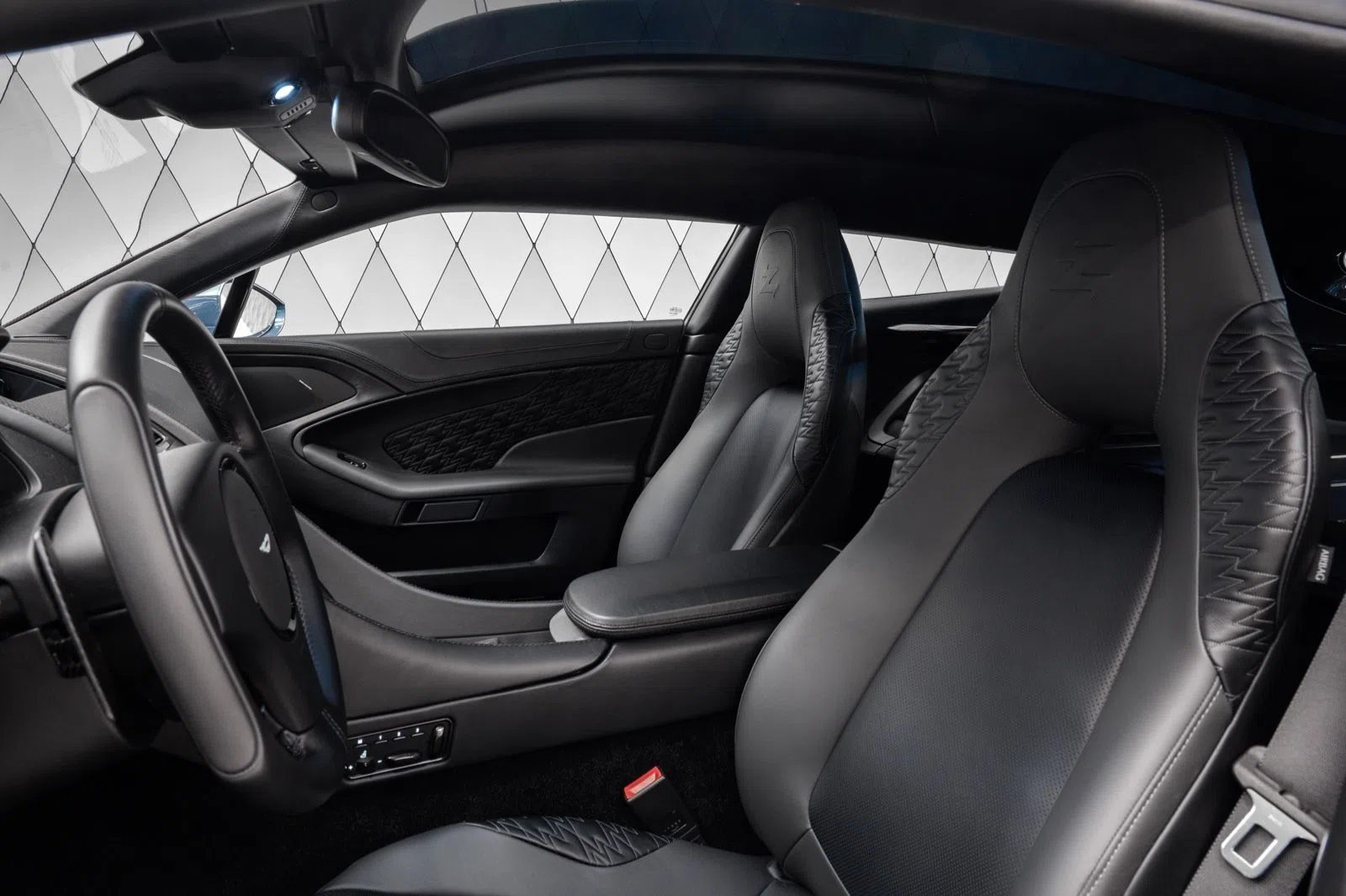 2019 Aston Martin Vanquish Zagato Shooting Brake interior, seats, BLACK