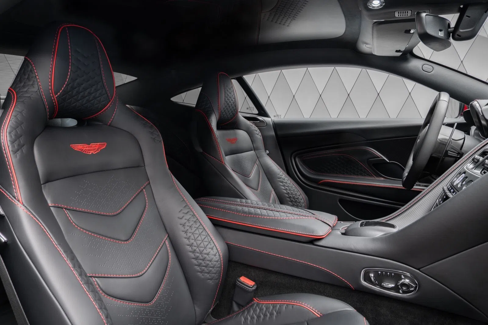 2024 Aston Martin DBS Superleggera interior, seats, Black