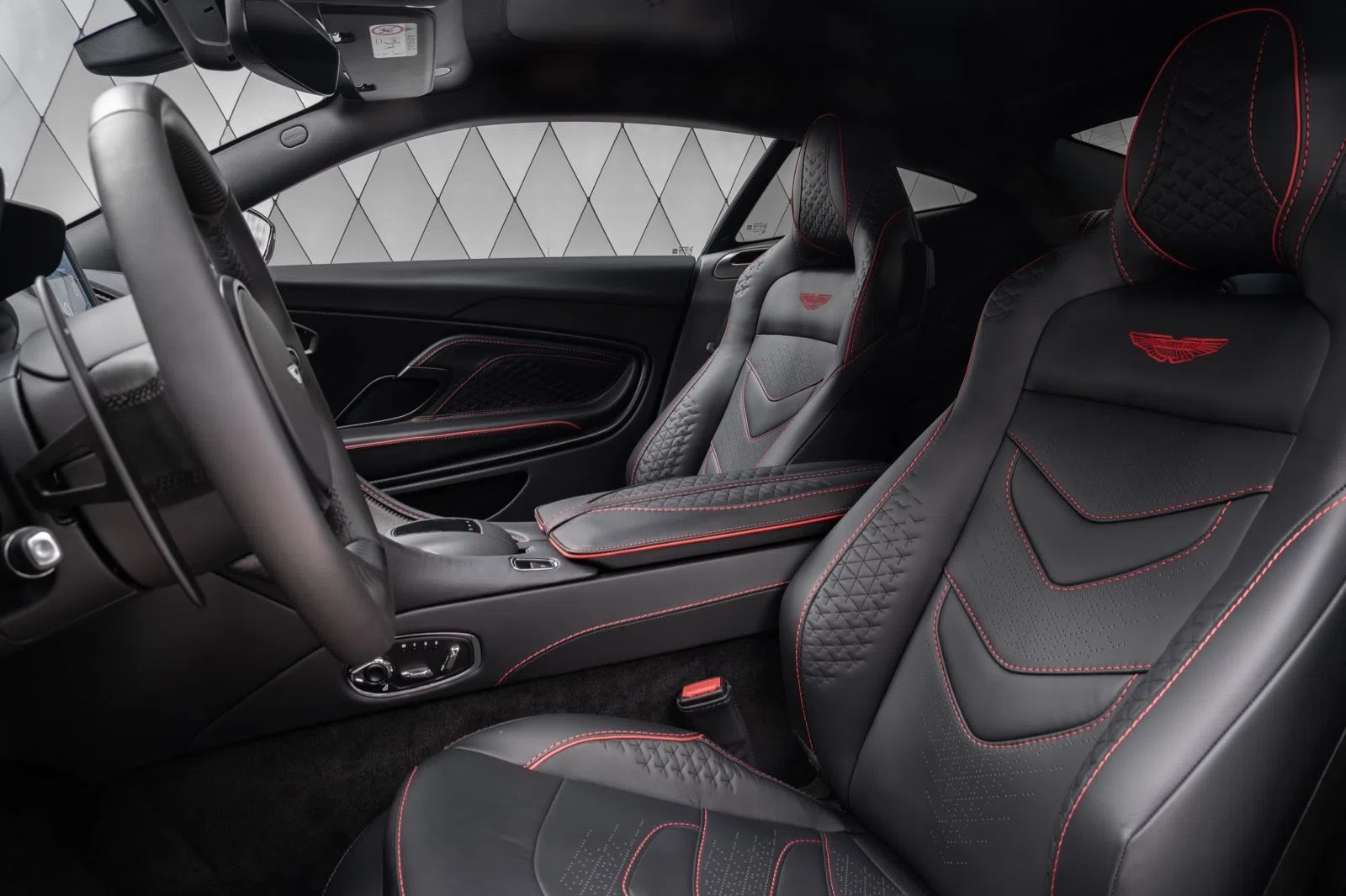 2024 Aston Martin DBS Superleggera interior, seats, Black