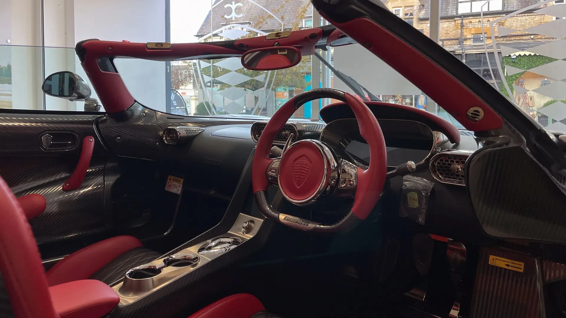 2022 Koenigsegg Regera interior, dashboard