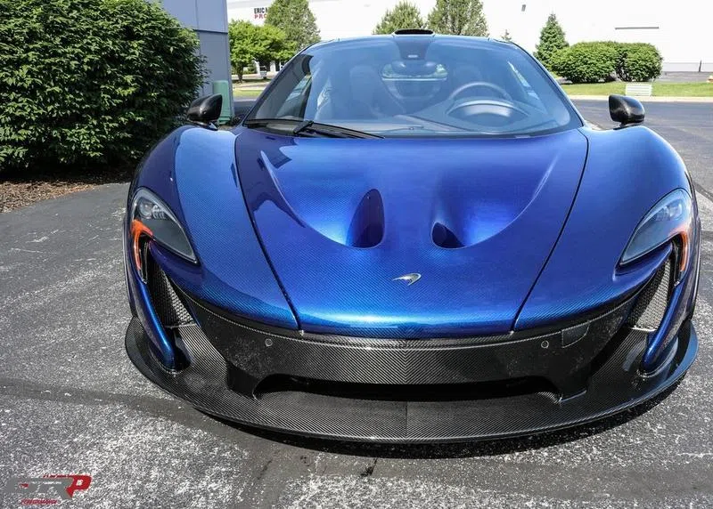 2014 McLaren P1 for sale, exterior, Blue Carbon