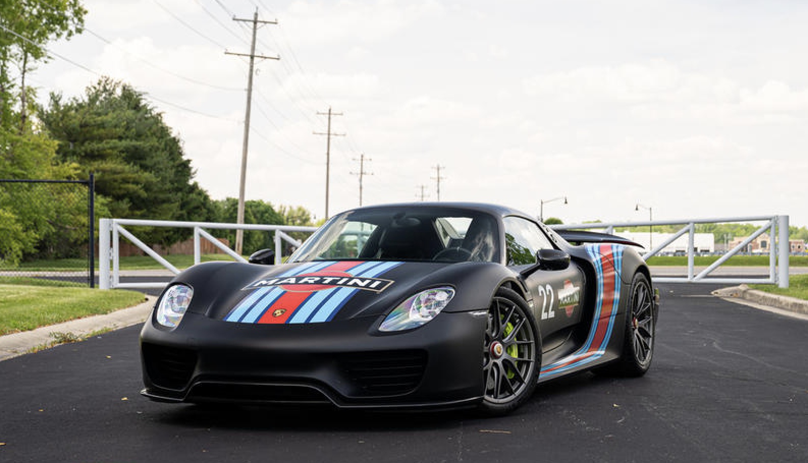 2015 Porsche 918 Spyder Weissach Martini Edition