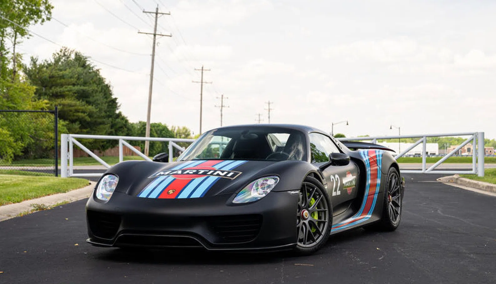 2015 Porsche 918 Spyder Weissach Martini Edition
