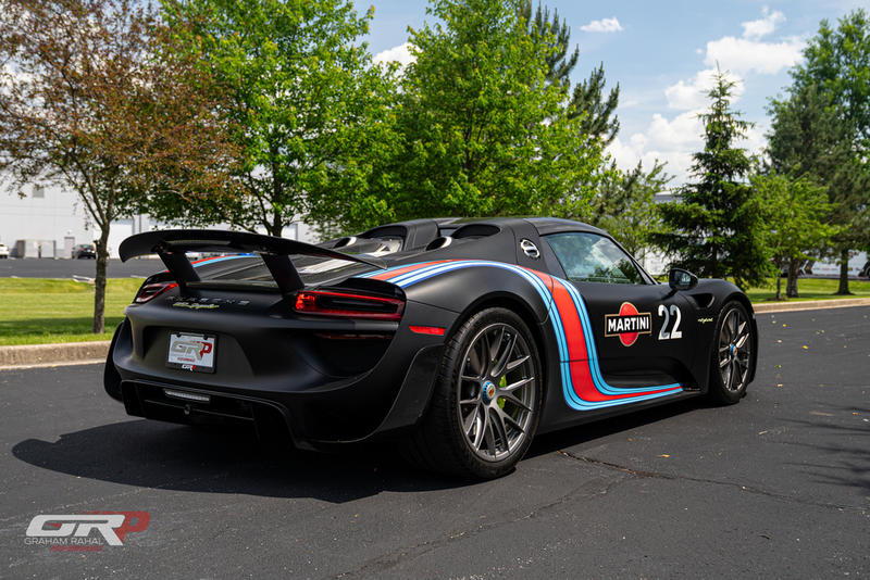 2015 Porsche 918 Spyder Weissach Martini Edition, 7/20