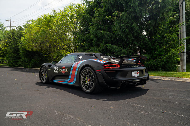 2015 Porsche 918 Spyder Weissach Martini Edition, 8/20