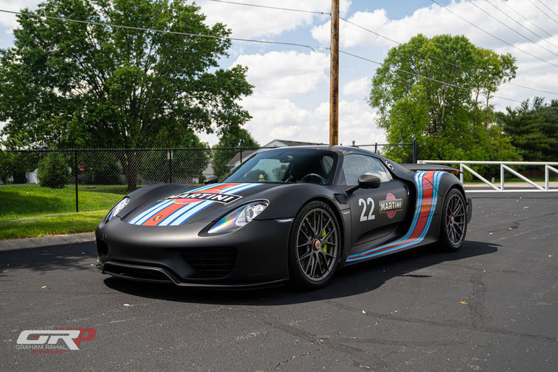 2015 Porsche 918 Spyder Weissach Martini Edition, 9/20