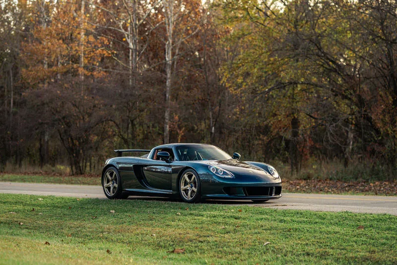 2005 Porsche Carrera GT GRP Recommission for sale, exterior, Amazon Green