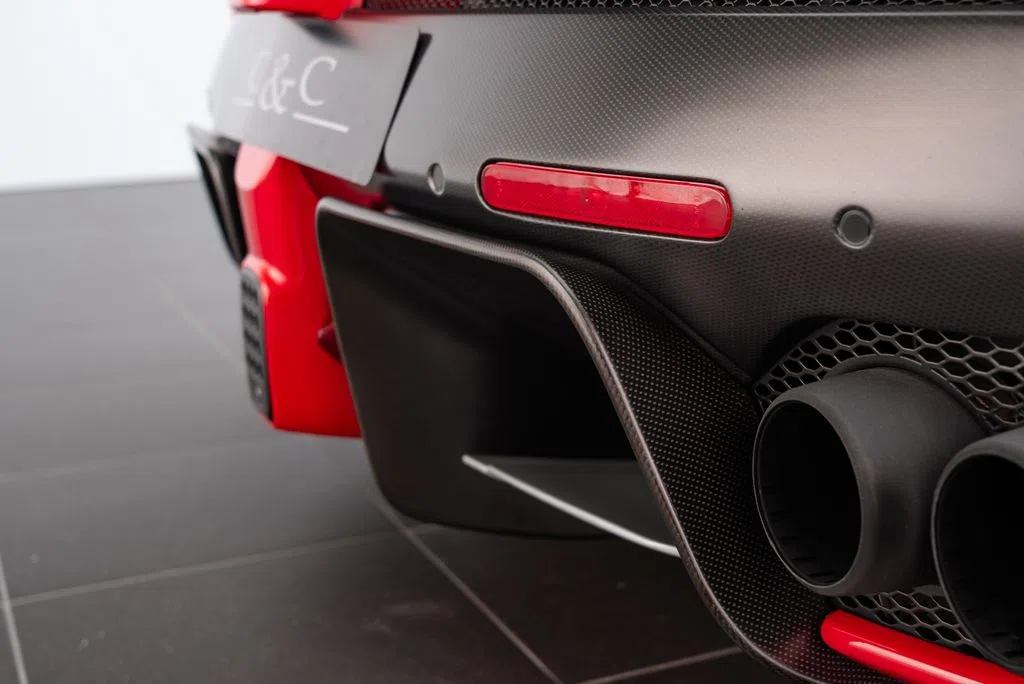 2014 Ferrari LaFerrari, rear three-quarter view