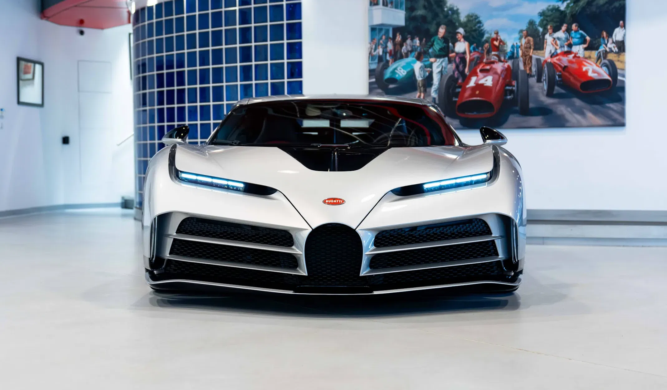 2022 Bugatti Centodieci for sale, exterior, EB110 Argent