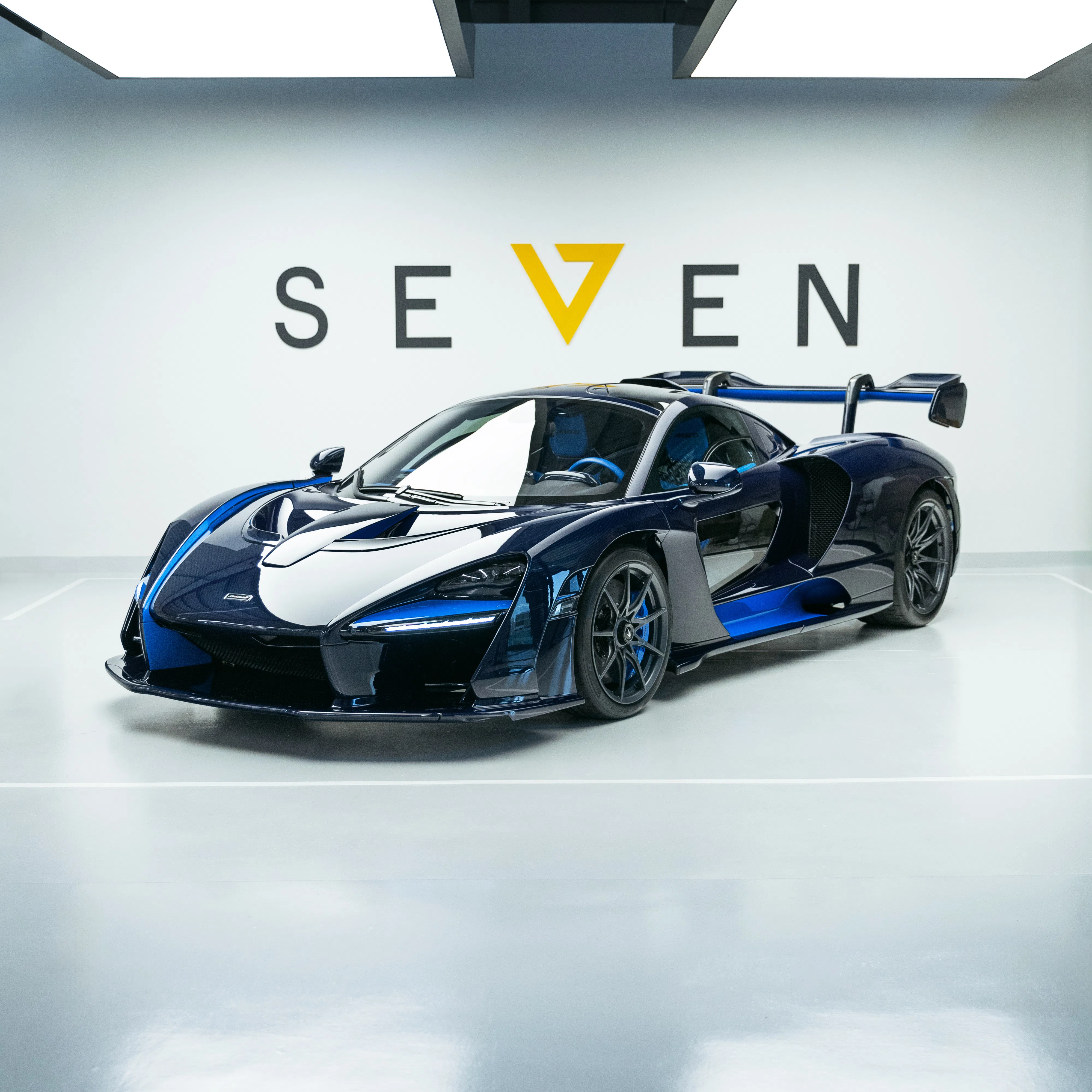 2019 McLaren Senna for sale, exterior, Matt Dark Blue