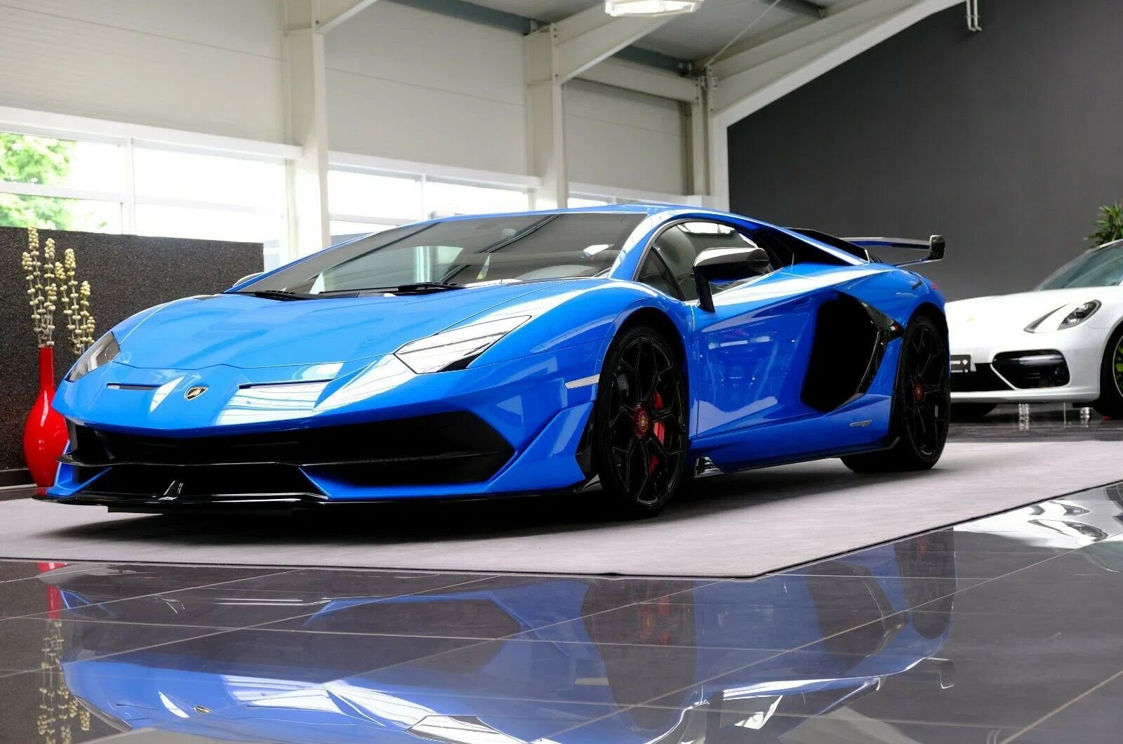 2019 Lamborghini Aventador SVJ for sale, exterior, Blu Nila