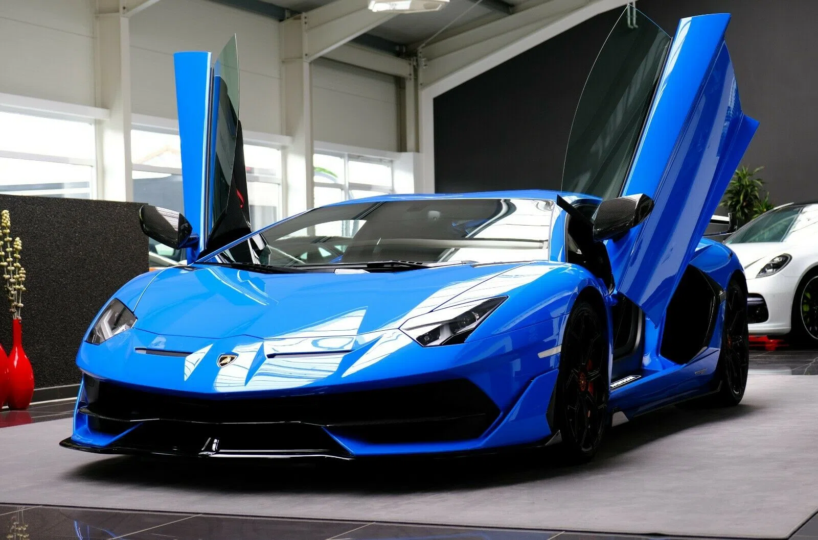 2019 Lamborghini Aventador SVJ for sale, exterior, Blu Nila