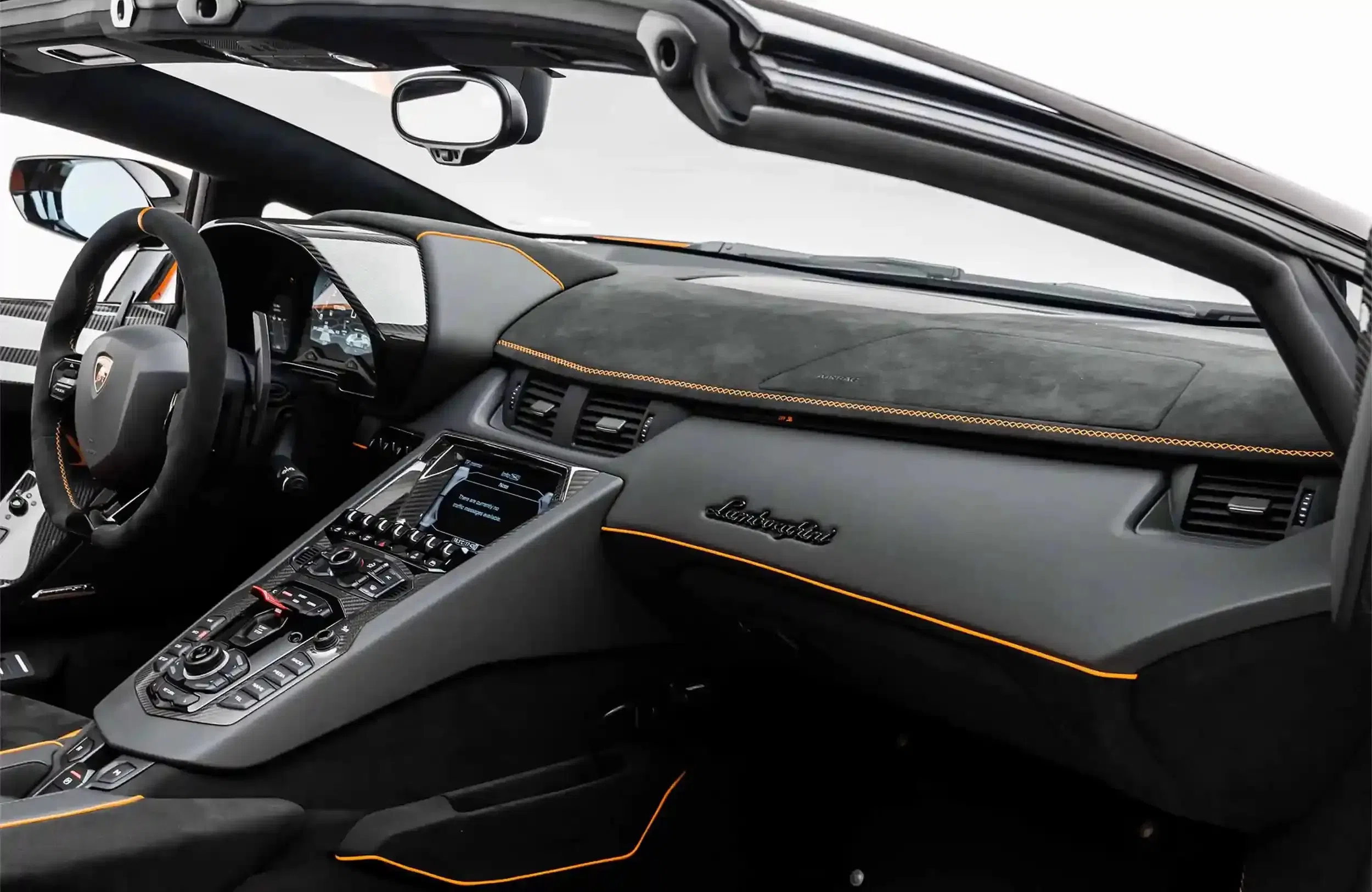 2021 Lamborghini Aventador SVJ Roadster interior, dashboard