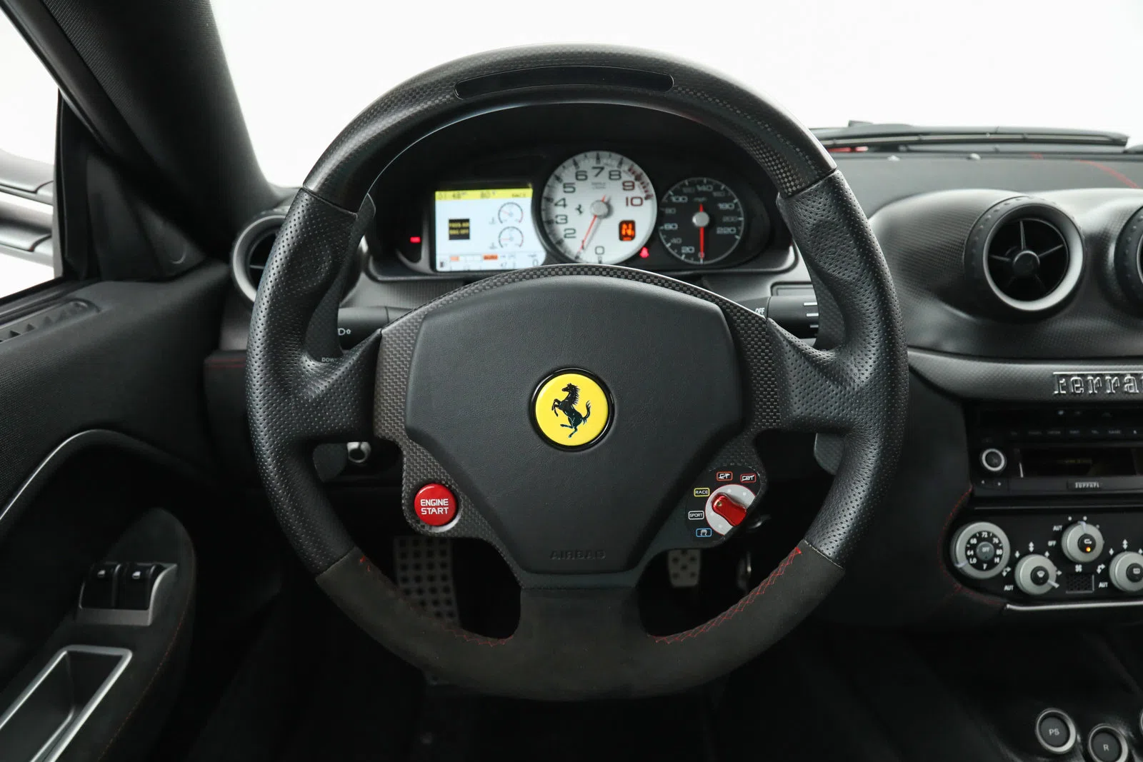 2011 Ferrari 599 GTO interior, Black