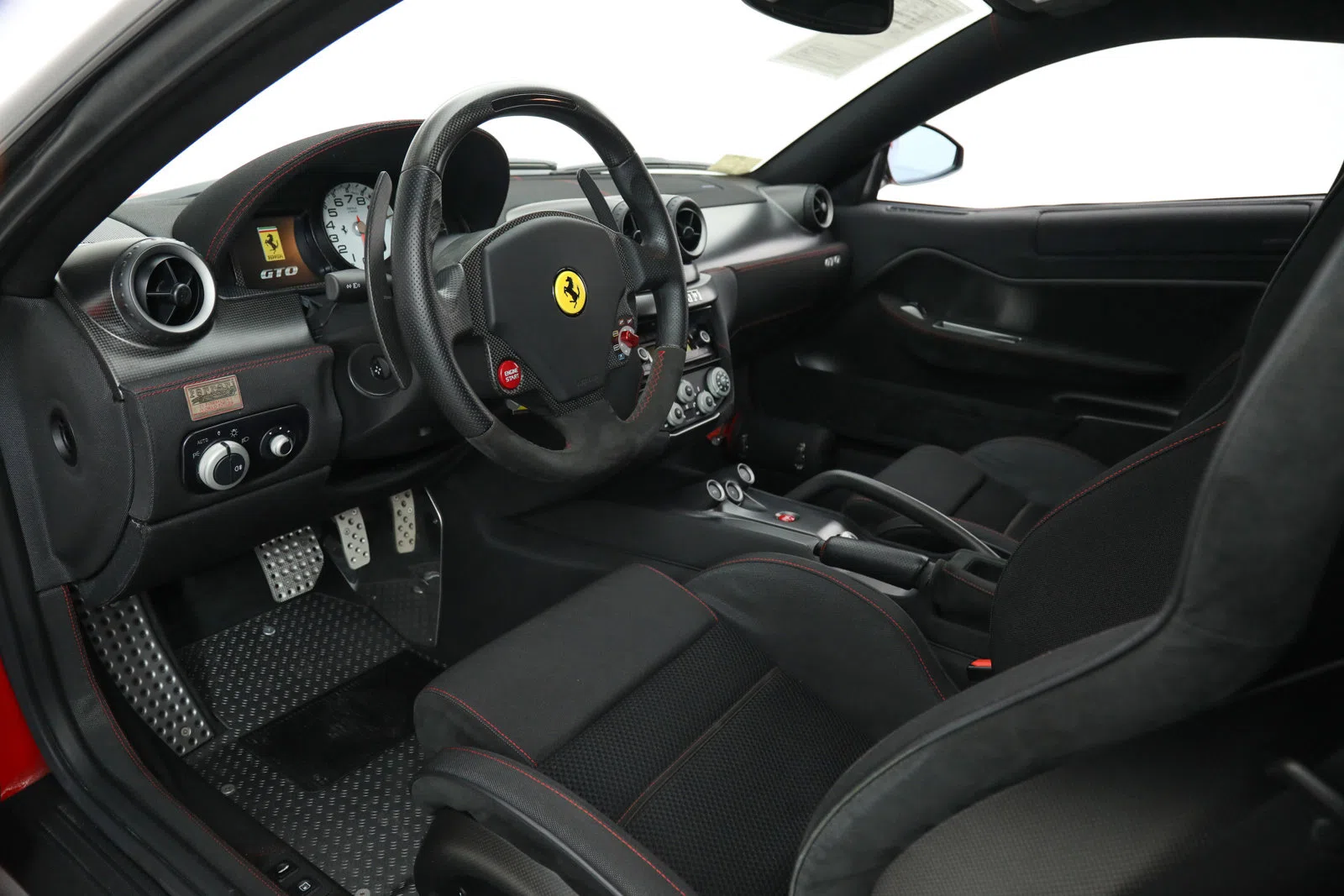 2011 Ferrari 599 GTO interior, Black