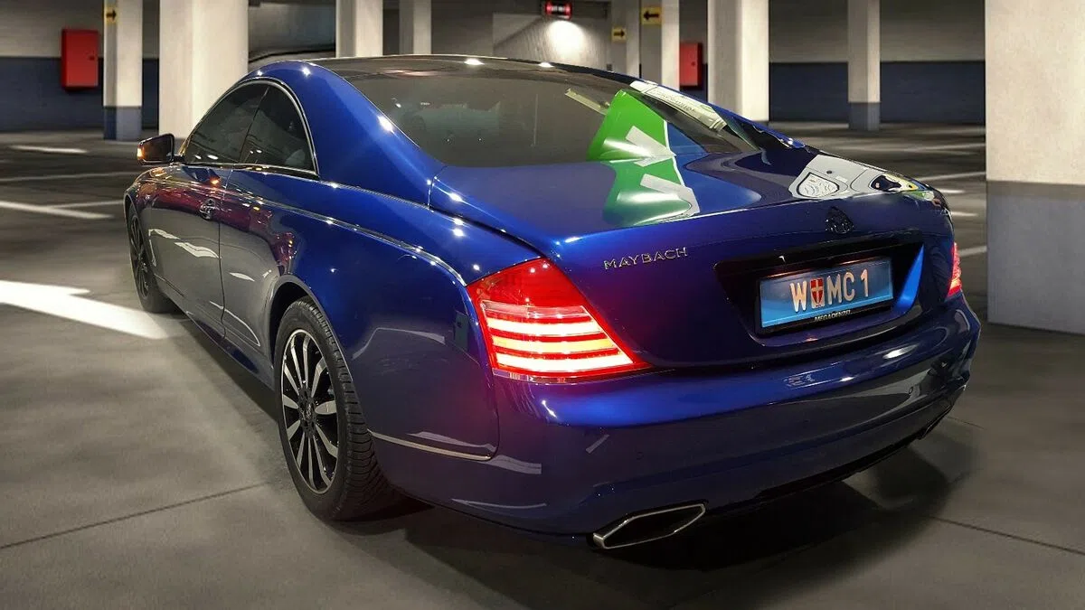 2008 Maybach 57 S Xenatec Coupé for sale, exterior, Blau Metallic