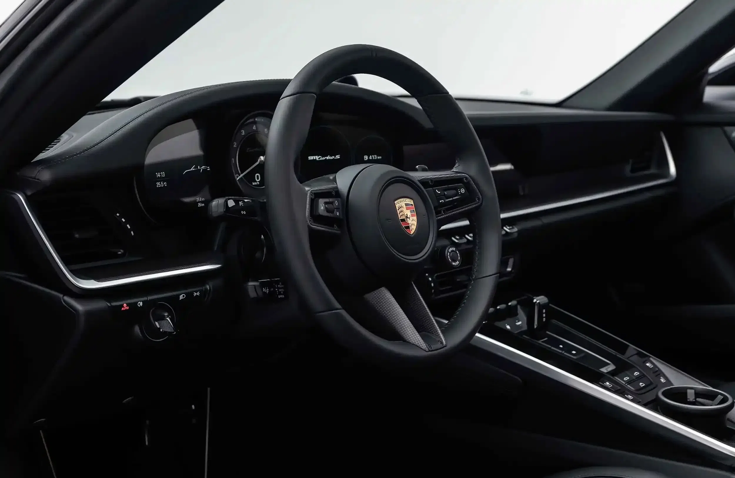 2024 Porsche 911 Turbo S Cabriolet interior, dashboard