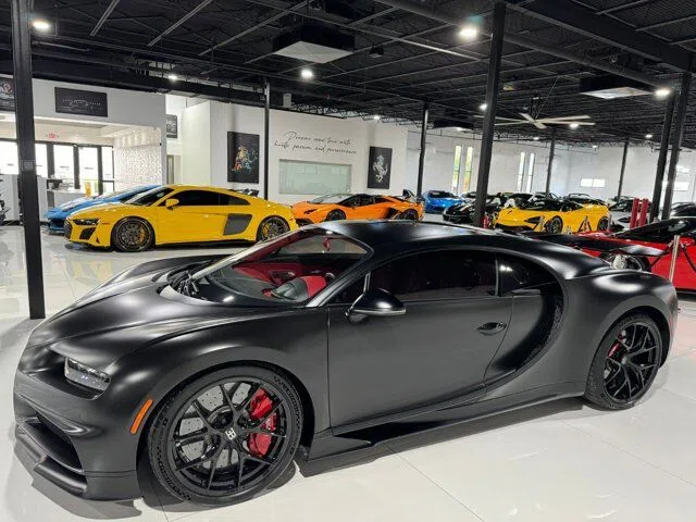 2019 Bugatti Chiron for sale, exterior, Black
