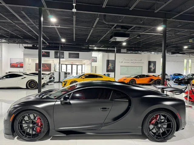 2019 Bugatti Chiron for sale, exterior, Black