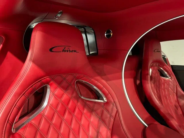 2019 Bugatti Chiron interior, seats
