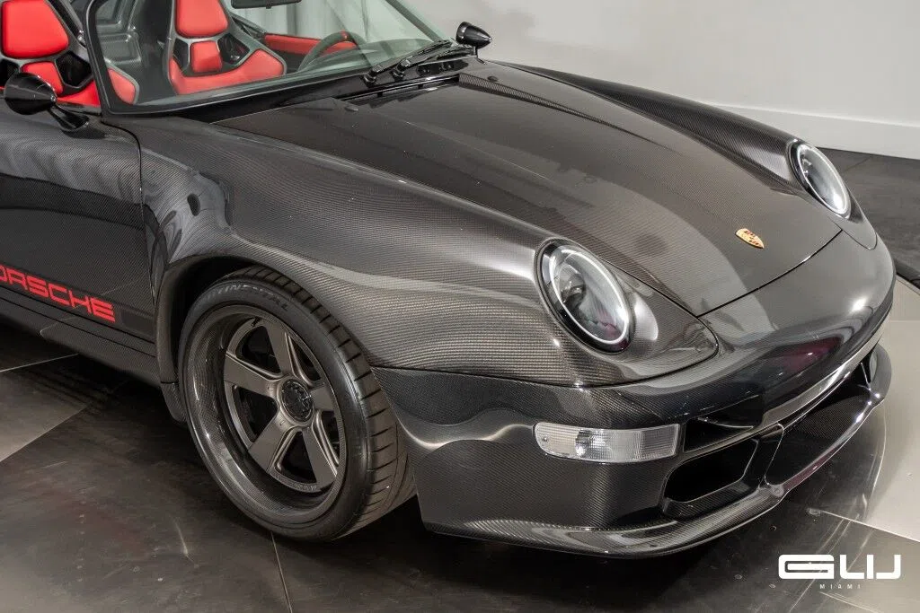 1995 Porsche 911 Remastered by Gunther Werks for sale, exterior, Exposed Carbon Fiber