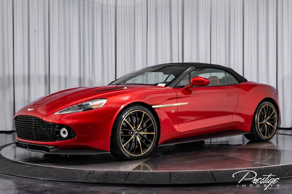 2018 Aston Martin Vanquish Zagato Volante for sale, exterior, Volcano Red Metallic