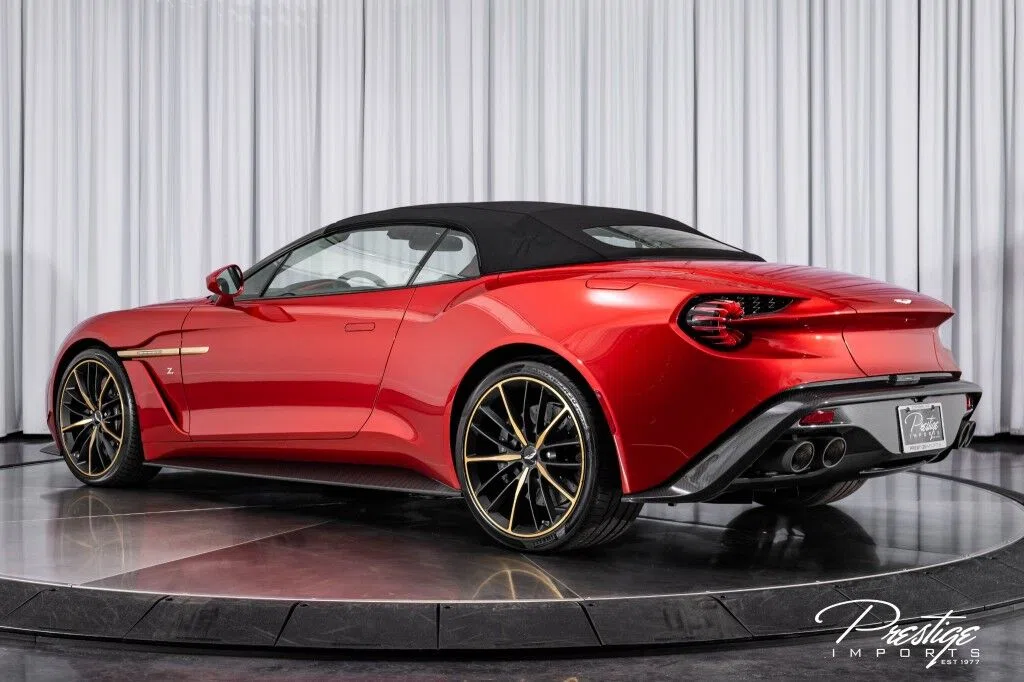 2018 Aston Martin Vanquish Zagato Volante for sale, exterior, Volcano Red Metallic