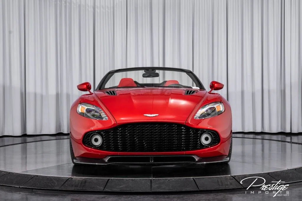 2018 Aston Martin Vanquish Zagato Volante for sale, exterior, Volcano Red Metallic