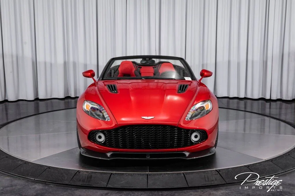 2018 Aston Martin Vanquish Zagato Volante for sale, exterior, Volcano Red Metallic