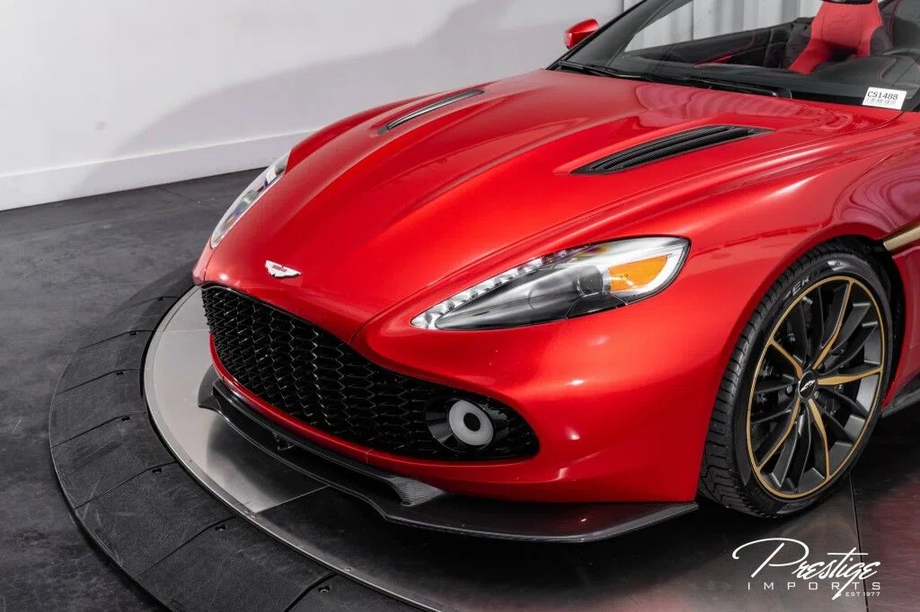 2018 Aston Martin Vanquish Zagato Volante for sale, exterior, Volcano Red Metallic